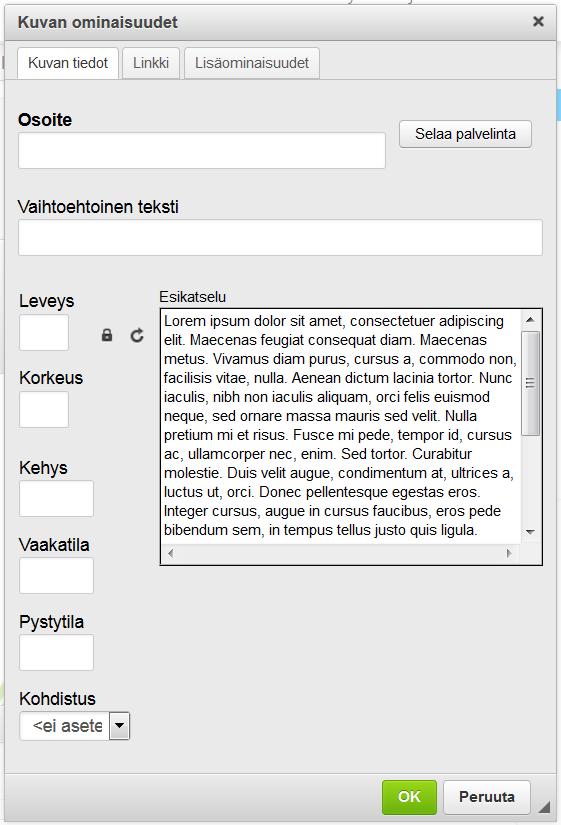 Klikkaa Kuva-painiketta,
