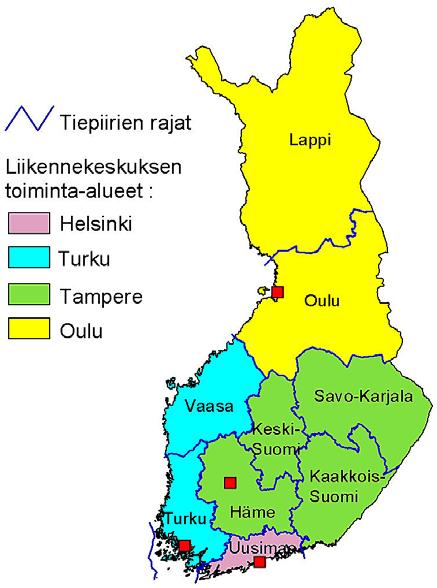 Liikennesäätiedotuksen toteutuminen ja arviointi talvikausilla 2004 2007 ja yhteenveto talvikausilta 1997 2007 JOHDANTO 17 Kuva 6.