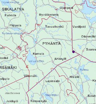 Sijainti Kohde sijaitsee Pyhännän ja Kajaanin rajalla, noin 6 km Juutisesta itään. Pinta-ala Kohteen pinta-ala on 585 ha Maanomistus Valtio, keskiosa vuokrattu Vapolle.