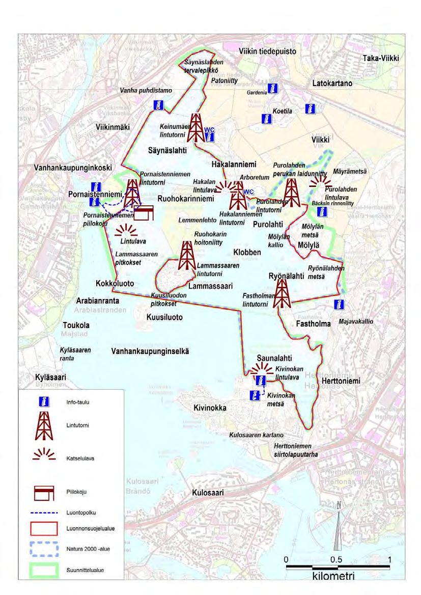 Kuva 1.1. Vanhankaupunginlahden suunnittelualue vuonna 2014.