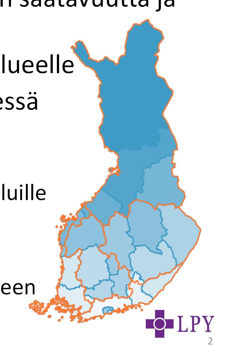 järjestämispäätöksessä jaetaan tuottamisvastuut kunnille ja kuntayhtymille määritellään