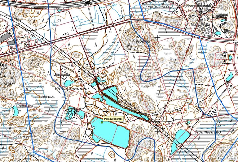 5.4.3 Saari, Paimio Aluekuvaus Saaren tutkimusalue (kuva 79) sijaitsee Saari - Nummenkankaan tärkeällä pohjavesialueella (0257701). Pohjavesialueen muodostumisalueen pinta-ala on 2,7 km 2.