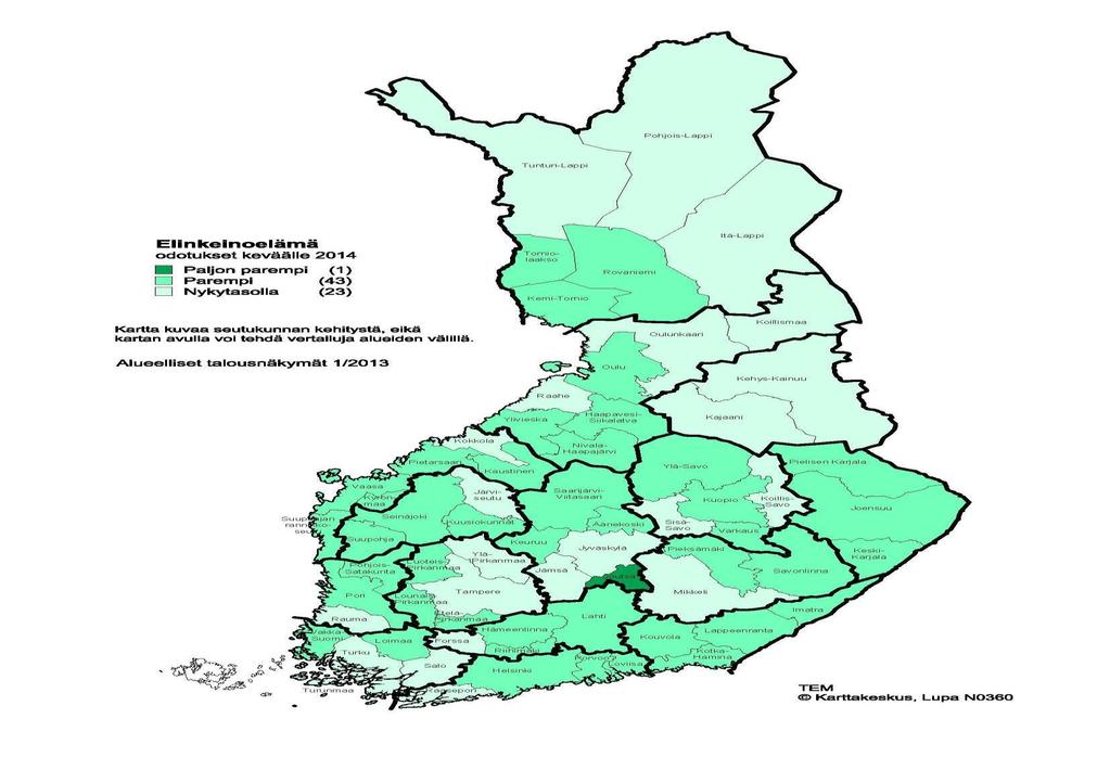 Elinkeinoelämän odotukset keväälle 2014