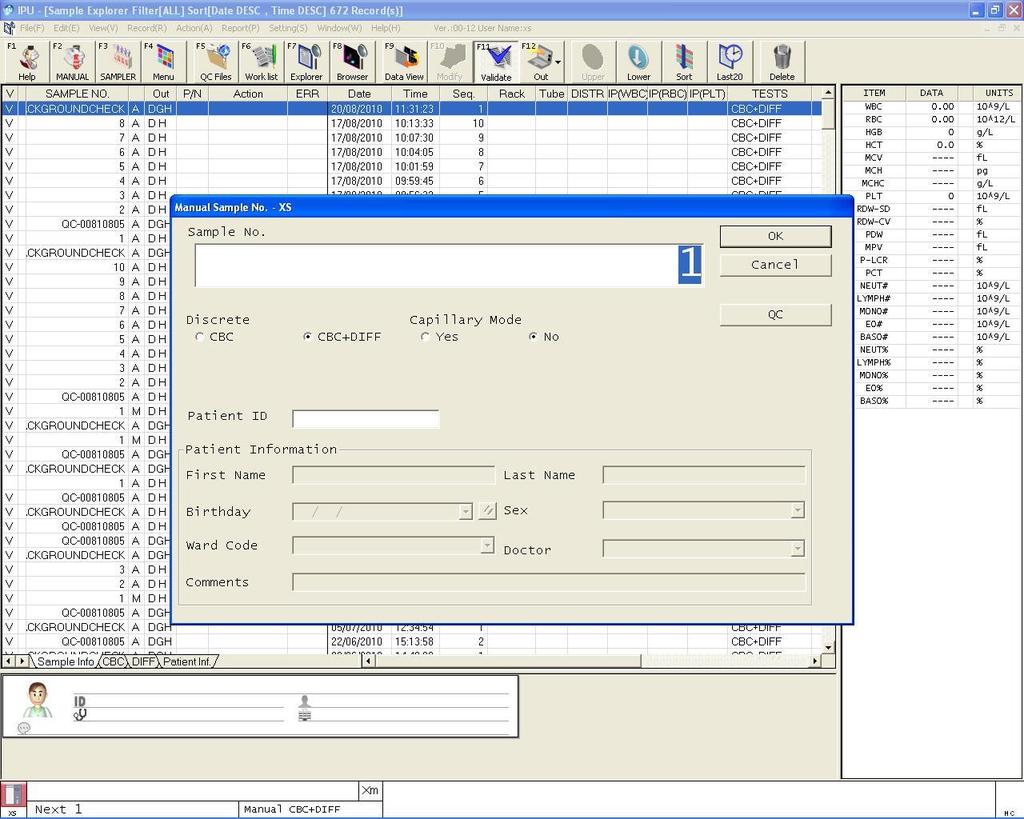 4.3 Näytteiden määritys 16 4.3.1 Yksittäisnäytteidenmääritys Manual Sample Näytteiden analysointiin käytetään näyteputkiadapteria.