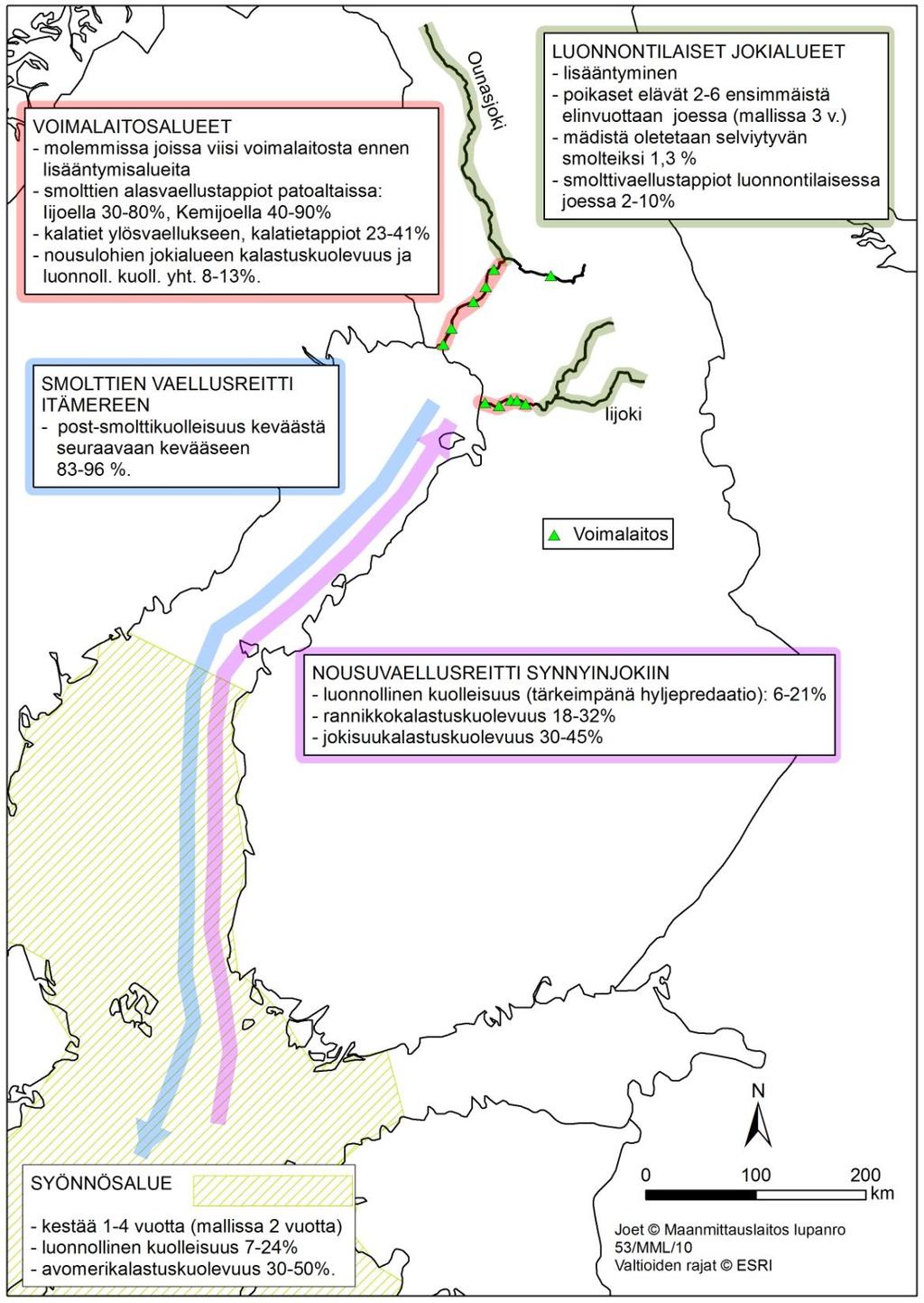 POPULAATIOMALLI RKTL:n työraportteja 1/2012 Lohikantojen palauttaminen rakennetuille joille mallinnustyökalu tuki- ja säätelytoimien biologiseen arviointiin http://www.rktl.fi/julkaisut/j/574.