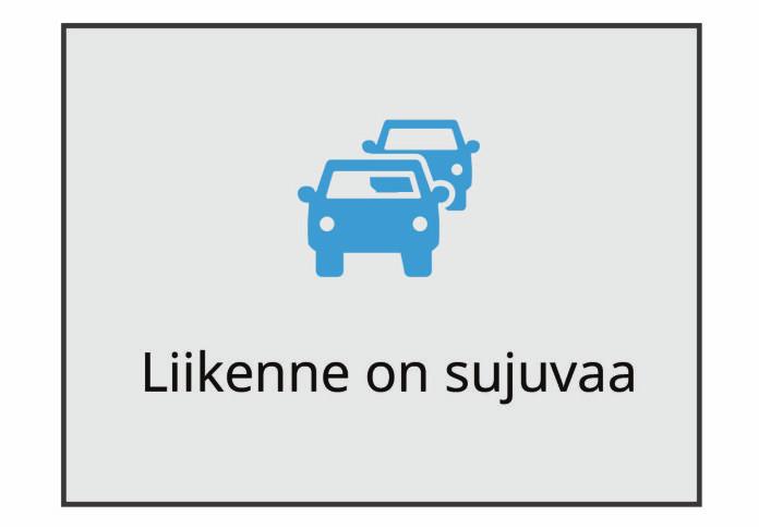 Järjestelmä ei välttämättä havaitse kaistanvaihtoja, kun sade, sumu, lumi, jyrkkä varjo, auringon tai ajovalojen aiheuttama häikäisy, tietyömaa tai muu este peittää näkyvyyden.