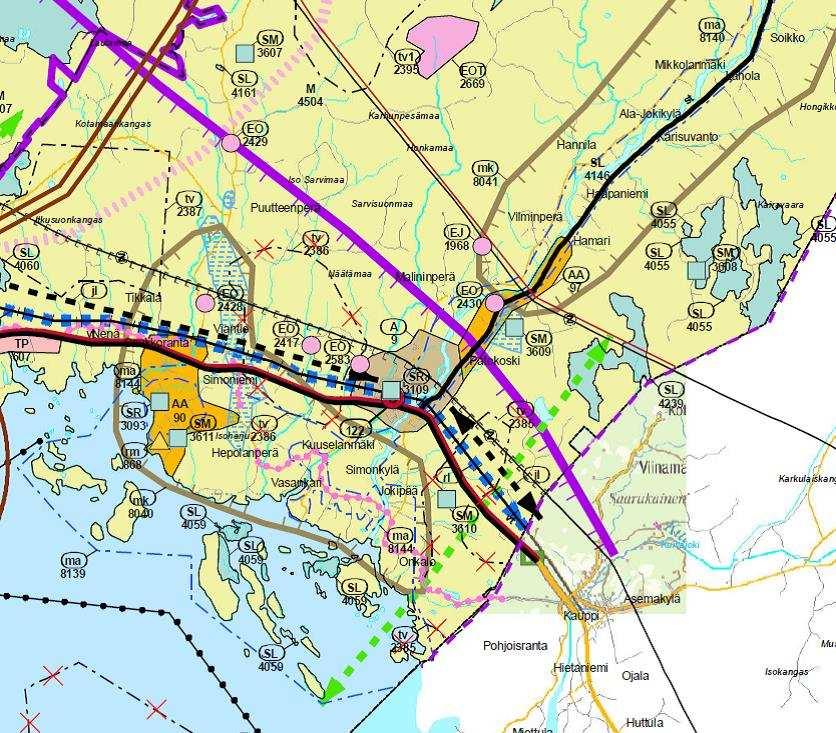FCG SUUNNITTELU JA TEKNIIKKA OY Kaavaselostus, ehdotus 11 (84) sisämaa-alueilla. Länsi-Lapin maakuntakaavaa varten on laadittu erillinen Lapin eteläisten osien tuulivoimaselvitys.