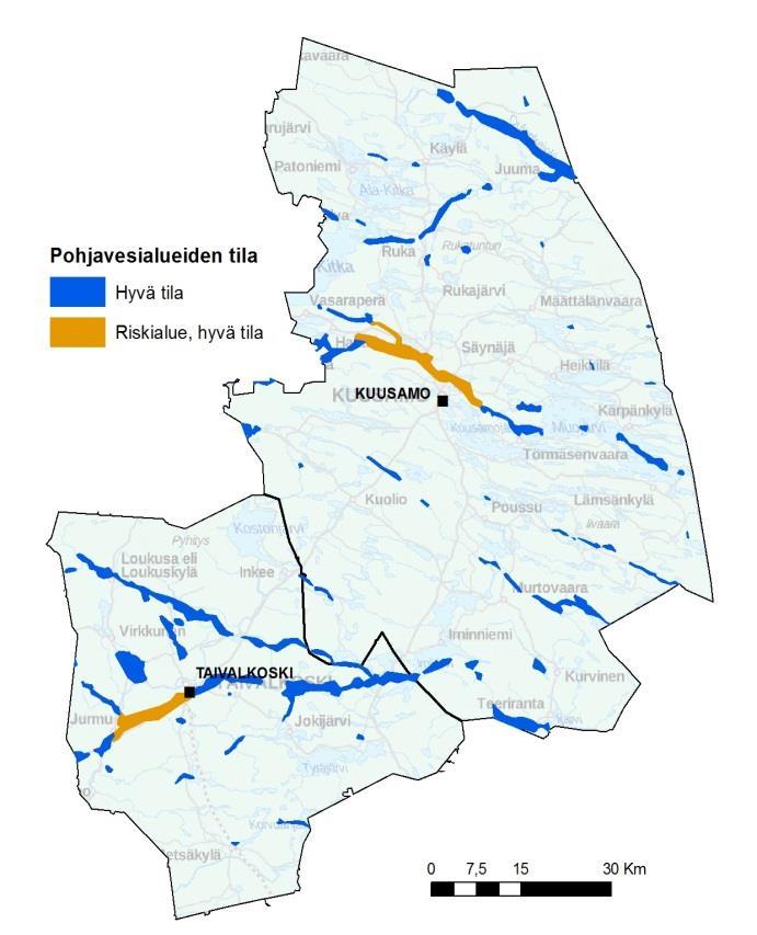 Koillismaan pohjavesien tila (n=1171) Mitä mieltä olette esitetystä