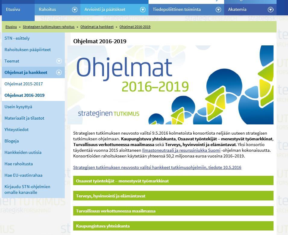 Ohjelmat