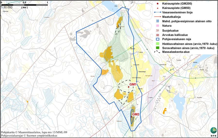 Keski-Suomen liitto Äänekosken seutukunnan maa- ja kalliokiviainesselvitys 9 sen maa-aineksen oton ulkopuolelle lajite- (esim. silttipitoinen) tai maisemasyistä.