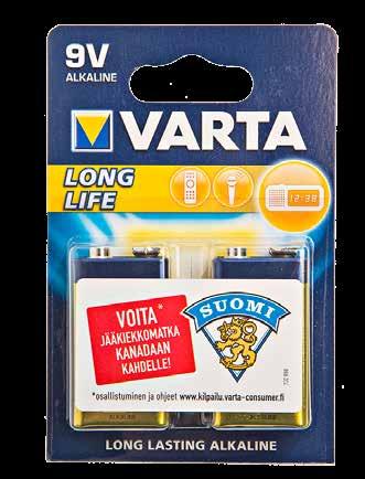 Longlife 9V 2KPL/PKT 3,95