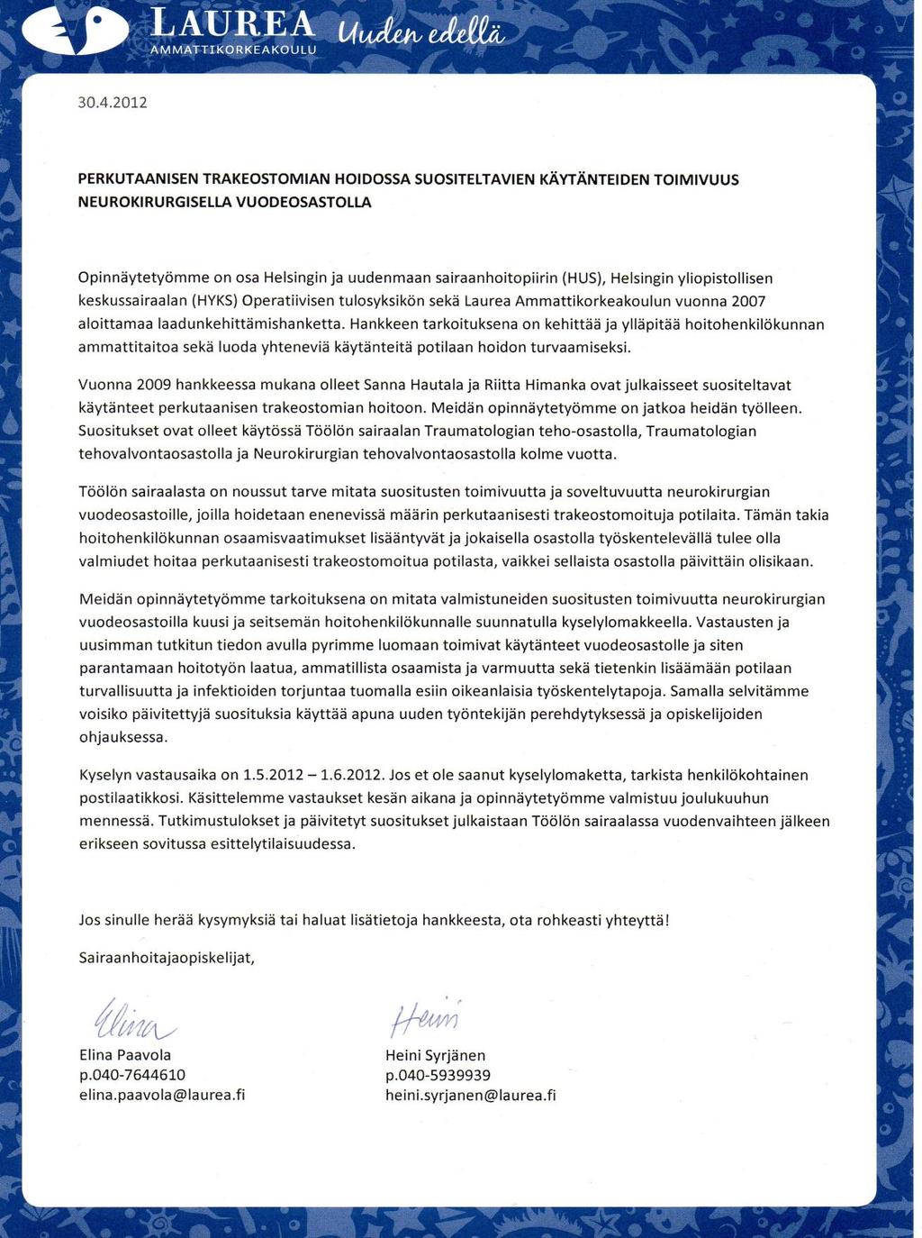 Liite 5: Kahvihuoneen seisovan