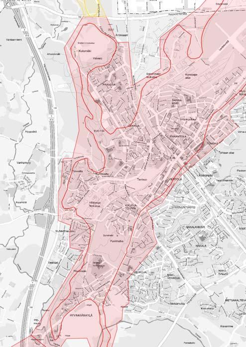 olevassa asemakaavassa Kuva 18: Hyvinkään