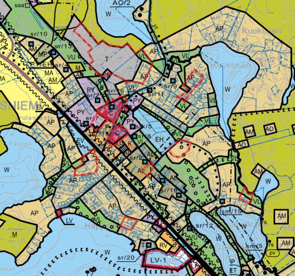 FCG SUUNNITTELU JA TEKNIIKKA OY Kaavaselostus 15 (29) ALUE 6 ALUE 8 ALUE 1 ALUE 2 ALUE 3 ALUE 5 ALUE 7 ALUE 4 ALUE 10 ALUE 9 Kuva 26: Ote yleiskaavasta.