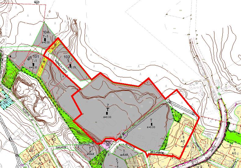 FCG SUUNNITTELU JA TEKNIIKKA OY Kaavaselostus 18 (29) Kuva 30: Alue 5.