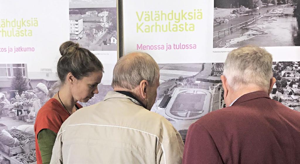 Museopedagogiikka Museopedagogiikka Johanna Aartomaa, Suomen merimuseo Rullaava näyttelykokemus -hankkeessa toteutettiin Karhula-aiheinen valokuvanäyttely.