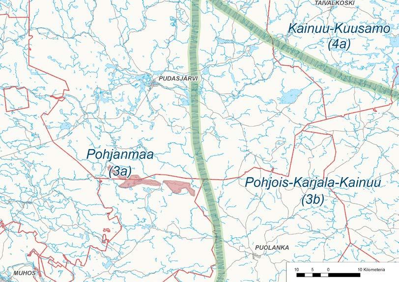 8 (50) Selvitysraportti 2017 FCG Suunnittelu ja tekniikka Oy 4 ALUEEN YLEISET YMPÄRISTÖOLOSUHTEET 4.