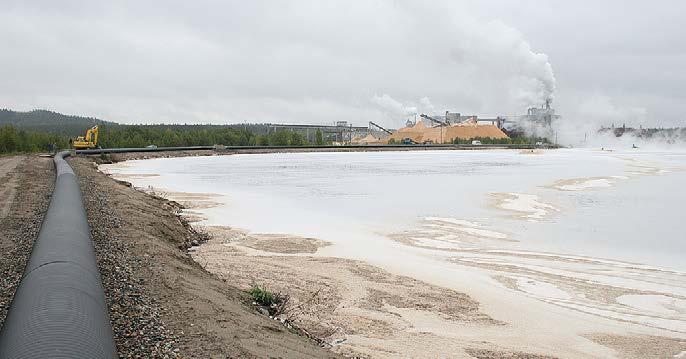 Stora Enso, Kemijärvi Aktiivilietelaitoksen purkuputki Stora Enso Oyj:n Kemijärven sellutehtaan aktiivilietelaitoksen purkuputki