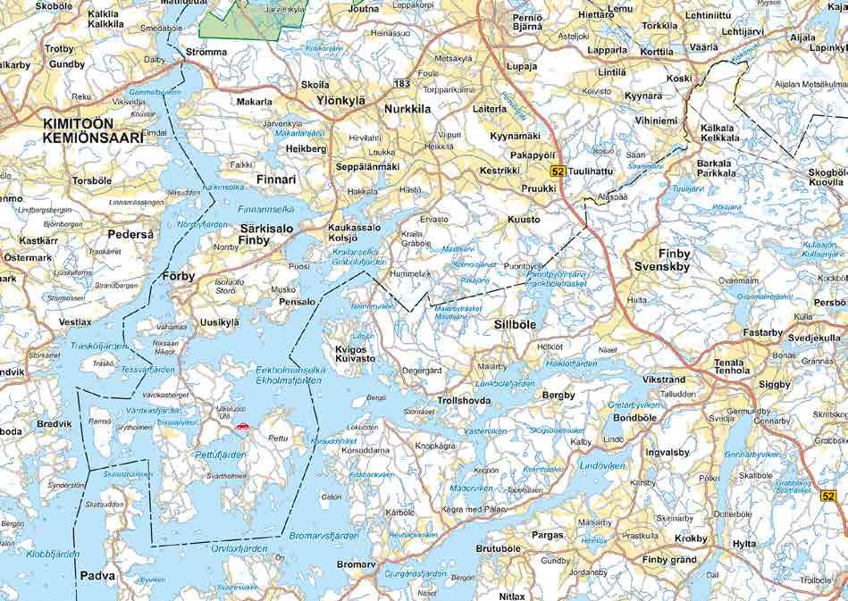 Pohjakartta: Maanmittauslaitos 2017 Kartanvalmistus: