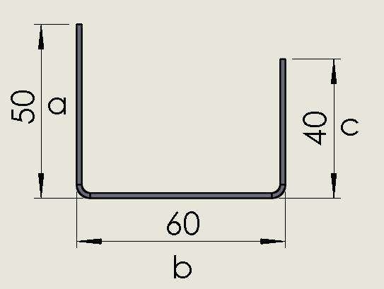 37 8 TULOKSET 8.1 Mittatarkkuus ohutlevyillä Ensimmäiset testikappaleet mallinnettiin SolidWorksilla, jolla laadittiin käytettävästä ohutlevykappaleesta 3D-malli.