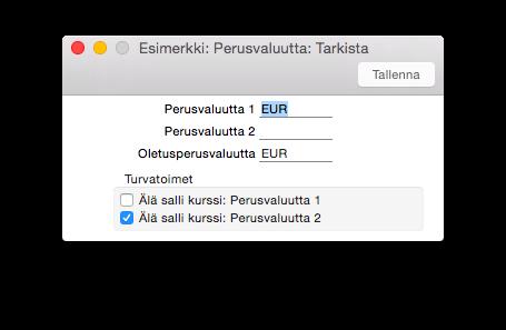 Seuraavat kentät tulee täyttää: 1. Sijoitetaan Rekisteröity -kenttään (Windows: ctrl+enter/ Mac: cmd+enter) -toiminnolla maaksi Suomi 2.