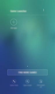 Sovellukset Game Launcher Esittely Game Launcher -toiminto kokoaa Play Kauppa -palvelusta ja Galaxy Apps -kaupasta ladatut pelit yhteen paikkaan, mikä helpottaa niiden käyttöä.