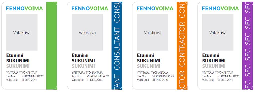 Työmaan kulkulupa (ID) Fennovoiman myöntämä kulkulupa (ID-kortti) oikeuttaa itsenäiseen kulkuun työmaa-alueelle ilman saattajaa. ID-kortin myöntämisen edellytykset 1.