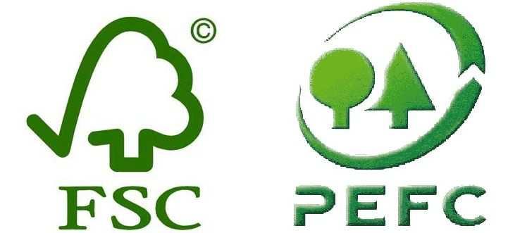 14 Kuva 2. Yleisimmät metsäsertifiointimerkit FSC ja PEFC. Lisäksi erilaiset yritykset ja toimijat lanseeraavat omia ympäristöväittämiä ja ympäristömerkkejä.