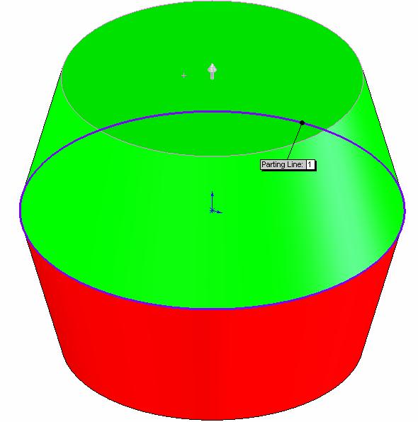 Design Boundary (PartingLine) Boundary työkalulla