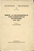 T O I M I T U S T E N S A R J A Toim. 1 Mm. K. G. Leinberg Det odelade finska biskopsstiftets herda-minne. Helsinki, 1895. VI +197 s. Toim. 2 Ad Neovius (utg.