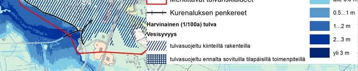 lisäpenkereiden tarvetta nähty.
