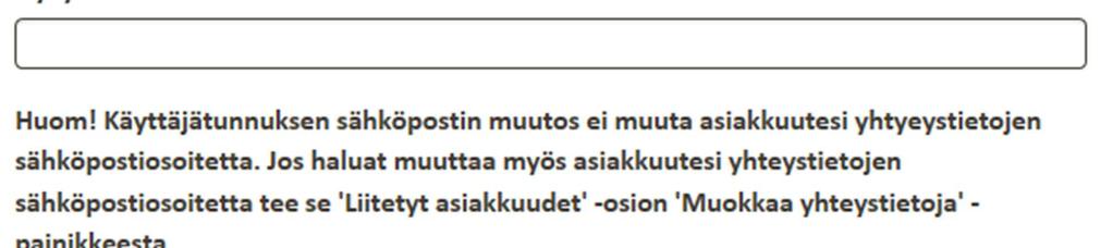 Käyttöoikeuden käyttöönottaminen Järjestelmä lähettää sähköpostin myönnetystä käyttöoikeudesta henkilölle, jolle käyttöoikeus annetaan.