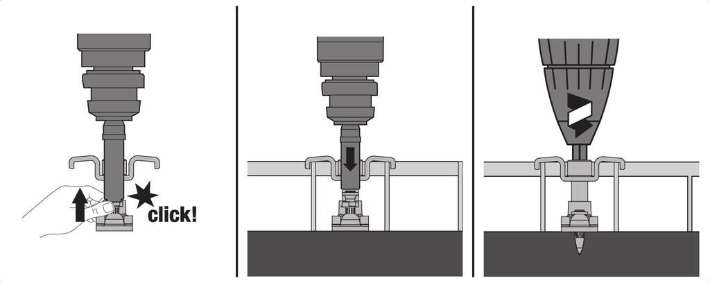5.9 X-FCP täkkipeltikiinnitys 1. Poraa tai stanssaa täkkipeltiin reikä. Huomautus Ota tarvittavat minimietäisyydet huomioon: A = 18-20 mm (0,70''-0,7'') B 25 mm ( 0,98'') 2.