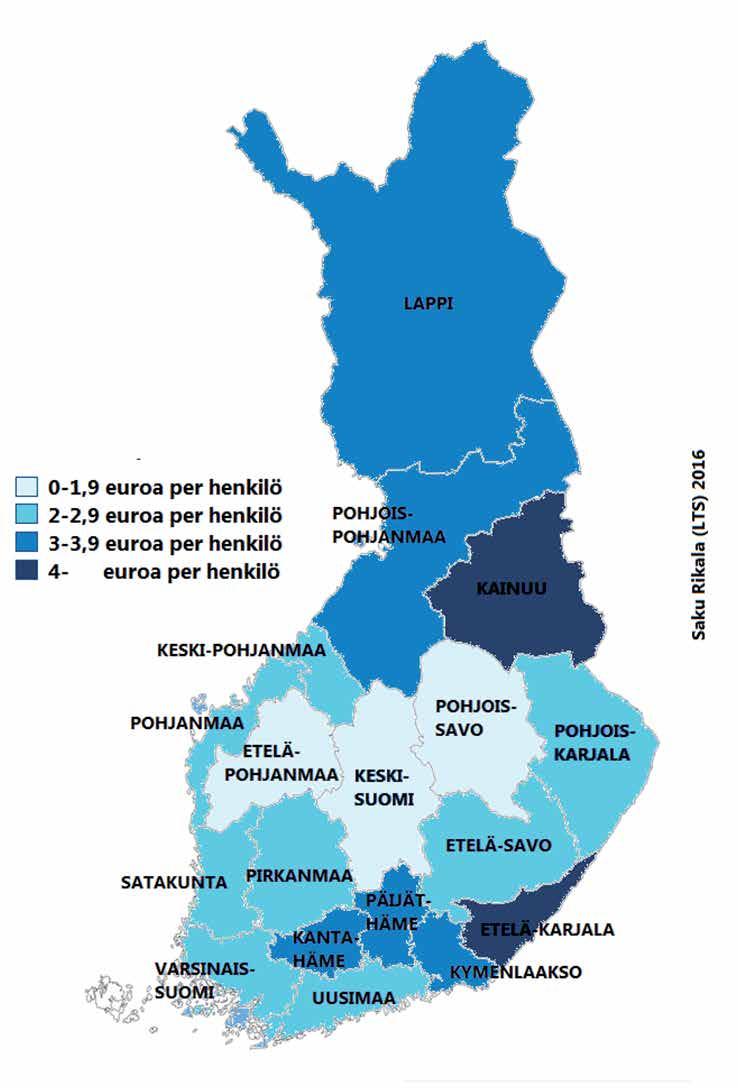 OKM:n avustamat hankkeet vaihtelevat 500 euron liikuntaryhmä-hankkeesta 100 000 euron valtakunnallisen kehittämishankkeeseen.