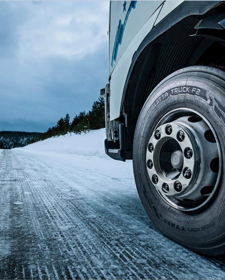 Raskaat Renkaat uudet tuotteet Nokian Hakkapeliitta Truck F2 Nokian Hakkapeliitta Truck F2 edustaa Nokian Renkaiden äärimmäisiin talviolosuhteisiin räätälöityjen kuorma- ja linja-autojen