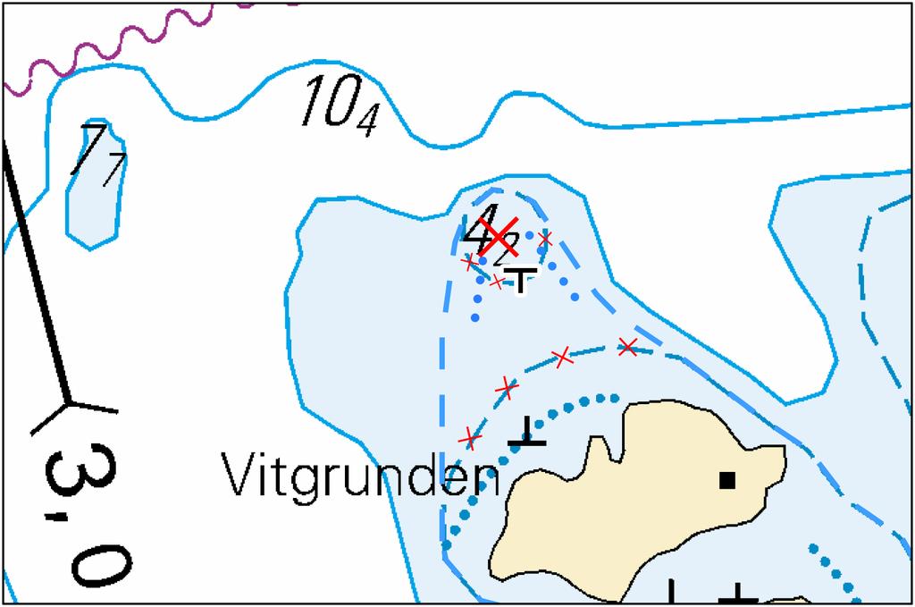 Ei merikartan mittakaavassa - Inte i sjökortets skala - Not to scale of chart (FTA, Helsinki/Helsingfors 2014)