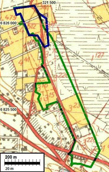 Alue on topografialtaan pienipiirteistä, loivasti itään viettävää, mutta maastossa tasaiselta näyttävää. Alue sijoittuu 122 130 m korkeusvälille.