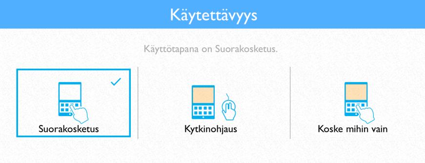 4. Käyttötavat Predictable on suunniteltu mahdollisimman monille käyttäjille soveltuvaksi.