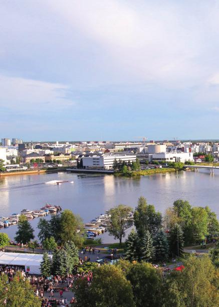 Yli 200 000 asukkaan Oulu on Skandinavian pohjoinen pääkaupunki, jossa yhdistyvät luova ilmapiiri ja