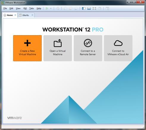 VMware Workstation ja Linux testiympäristö Aloitetaan luomalla uusi virtuaalikone Valitaan konfiguraatioksi tyypillinen