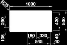 suojus 5928649 26 33 BLANCO LANTOS 6-IF, RST, päältä asennettava / huullettava 160 130 60 Lapetek Lino 10-A Select 60 Puhdistus- ja hoitoaine 1031IF