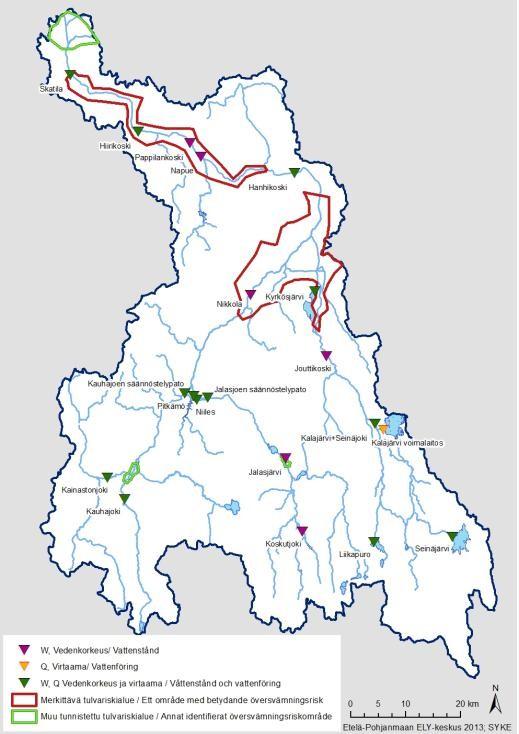 4.2 Hydrologia ja ilmastonmuutoksen vaikutukset 4.2.1 Hydrologia Vedenkorkeus- ja virtaamahavaintoja on Kyrönjoella suoritettu jatkuvasti vuodesta 1911 lähtien.