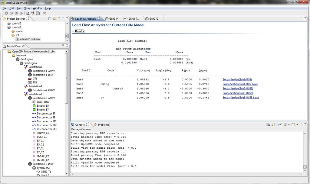 28 6. Using CIM with load flow calculation