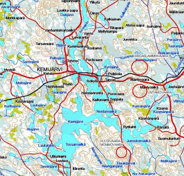 Muut hankkeet Itä-Lapin seutukunnassa on vireillä erilaisia taloudenedistämishankkeita kuten Barentsin käytävä, Soklin kaivoshanke, Kuolavaara-Keulakkopään- sekä Joukhaisjärven tuulipuistohankkeet ja
