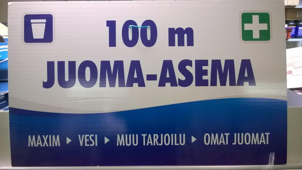 Juoma-aseman toimitsijat Juoma-asemat ovat yksi tärkeimmistä juoksijan palveluista, ja juoksijat kiinnittävät paljon huomiota niiden toimivuuteen.