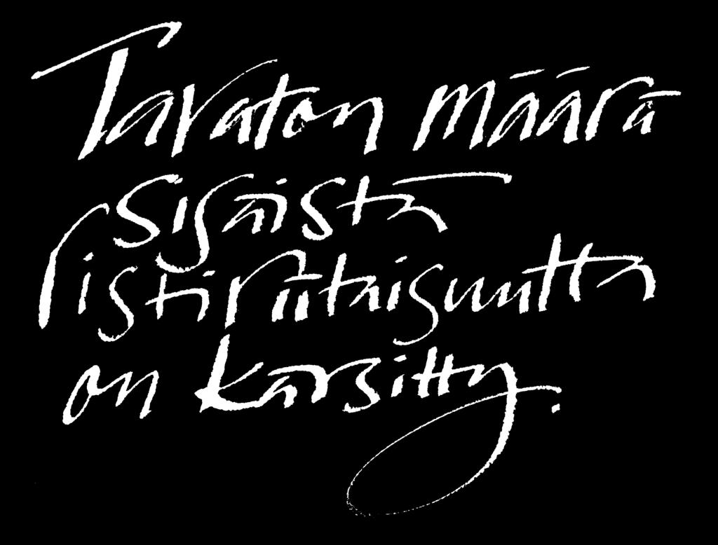 Ajattelin kuitenkin, että erikoisemmalla välineellä voisin saada tekstiini lisää