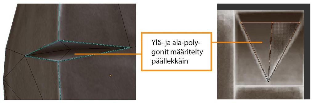 15 (37) Kuva 11. Kivirakojen tekstuurikoordinaatit. Selkeänä etuna tässä tekniikassa on tietysti se, että kiven jokainen sivu saa käytettäväkseen lähes koko tekstuurin pinta-alan.