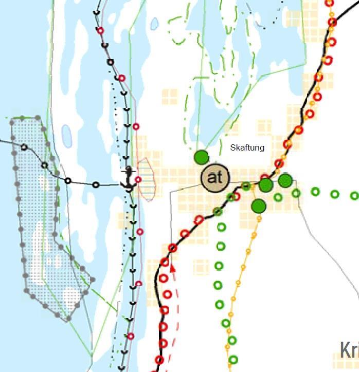 6 Kuva 7. Ote Pohjanmaan maakuntakaavasta (vahvistettu 21.12.2010). Alueen suuntaa-antava sijainti osoitettu sinisellä ympyrällä.