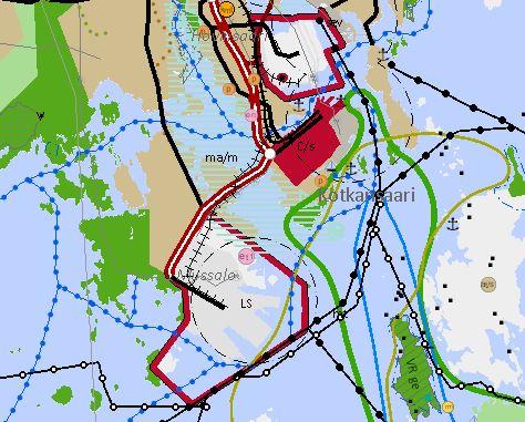 6 ote Kymenlaakson maakuntakaavojen yhdistelmäkartasta Osayleiskaava Kaupunginvaltuuston 22.4.