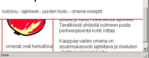 gif" alt="omena"> <p>omenat ovat herkullisia</p> <div class="teksti"> <p >Kotiviljely ja kaupallinen hedelmänviljely on vähitellen opittu erottamaan toisistaan.